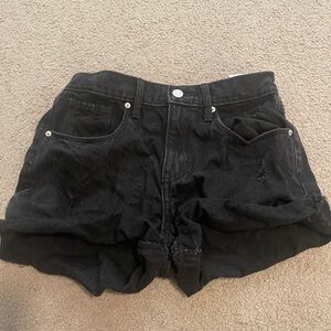 Black old navy jean shorts